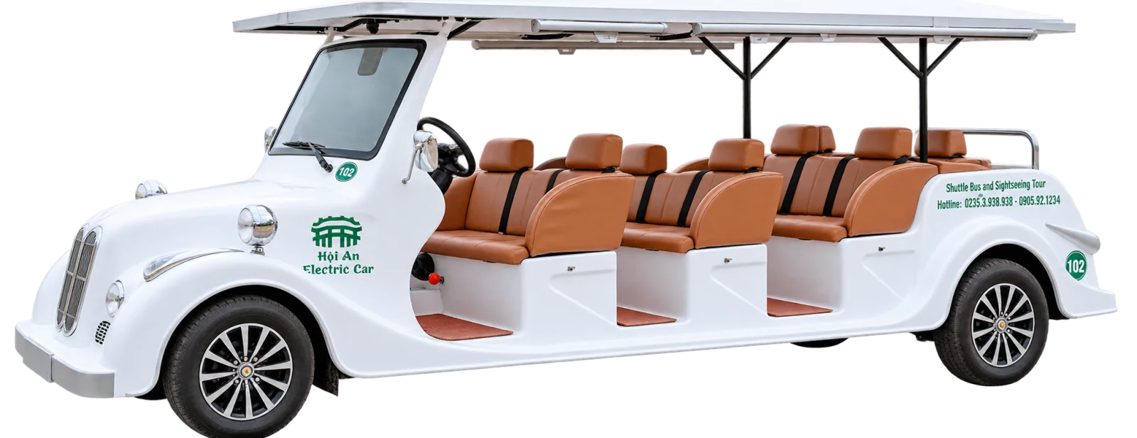 Xe điện chở khách tại Hội An